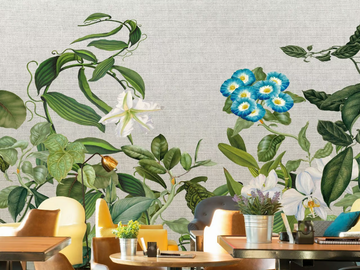 BOTANIC SKETCH - Washable nonwoven wallpaper with floral pattern by Architects Paper - view 3